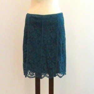 Tory Burch Fitted Lace Straight Skirt Size 12 Only; New with Tags $75